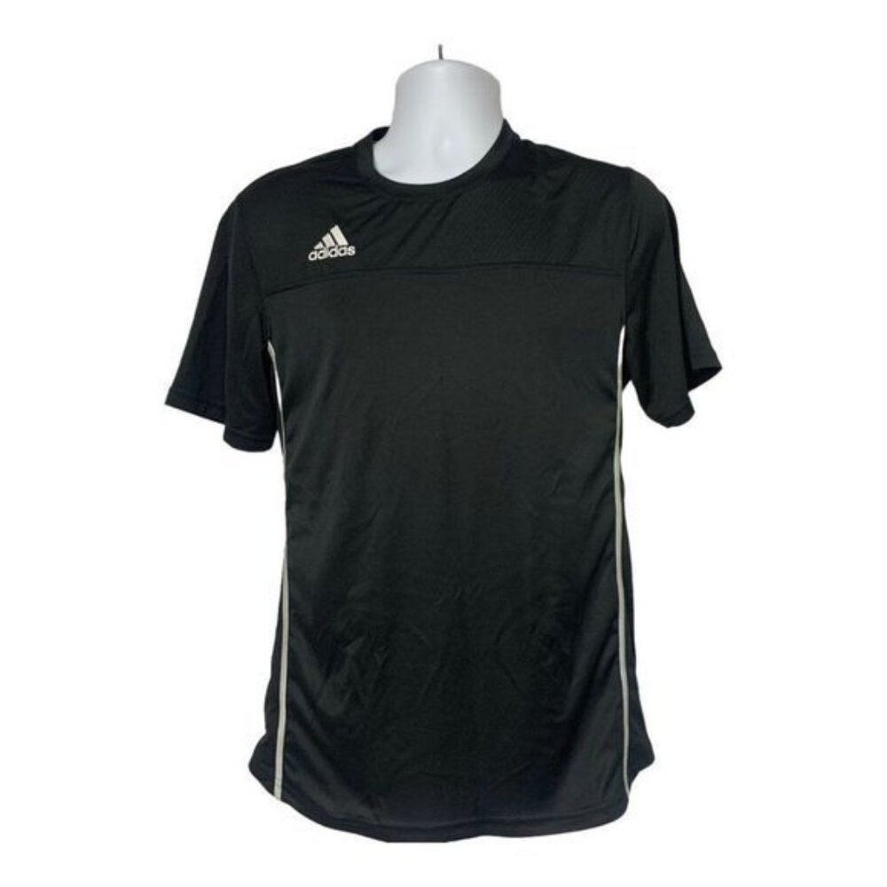 Adidas Mens ClimaCool Black & White T-Shirt Size S Athletic Shirt